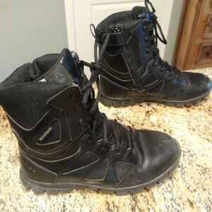 Reebok Boots Womens Sz 7.5 M Mens 5.5 Sublite Tactical Black Leather Waterproof